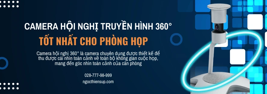 Camera hội nghị truyền hình 360° tốt nhất cho phòng họp