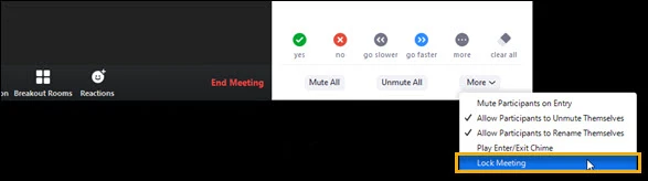 Cách khóa lớp học trên Zoom