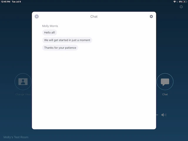 trò chuyện riêng tư trên Zoom