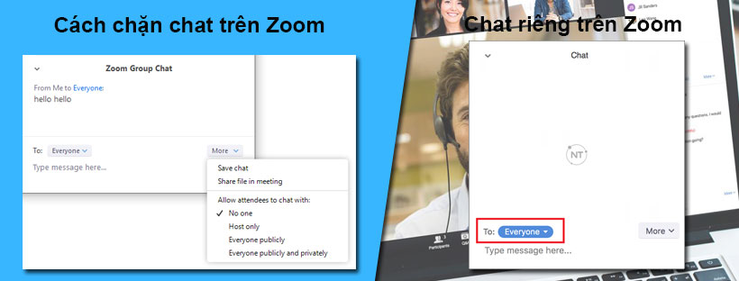 Hướng dẫn cách chat riêng trên Zoom