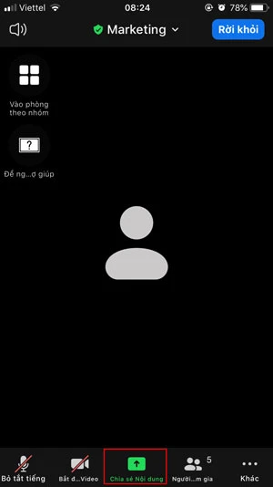 Cách học sinh chia sẻ bài trên Zoom