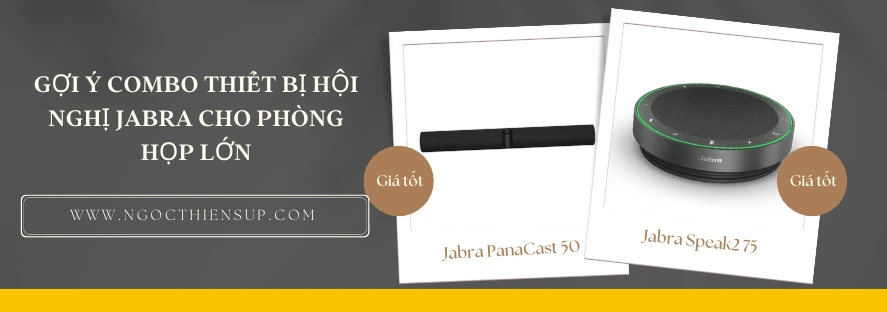 Gợi ý combo thiết bị hội nghị Jabra cho phòng họp lớn