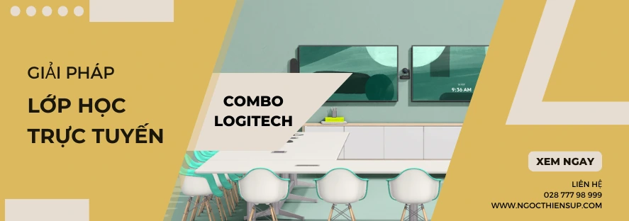 Combo Logitech cho lớp học trực tuyến < 46 người