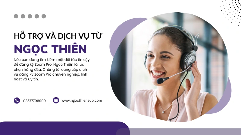 Hỗ trợ và dịch vụ từ Ngọc Thiên