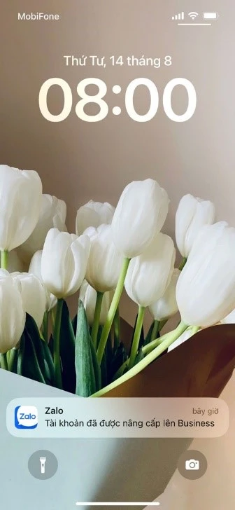 Bạn sẽ nhận được thông báo kích hoạt thành công