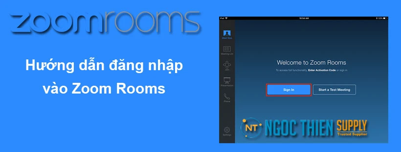 Hướng dẫn đăng nhập vào Zoom Rooms