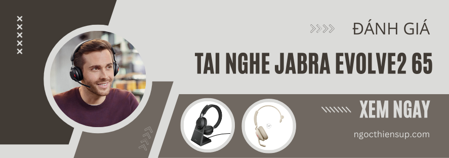 Đánh giá tai nghe không dây Jabra Evolve2 65