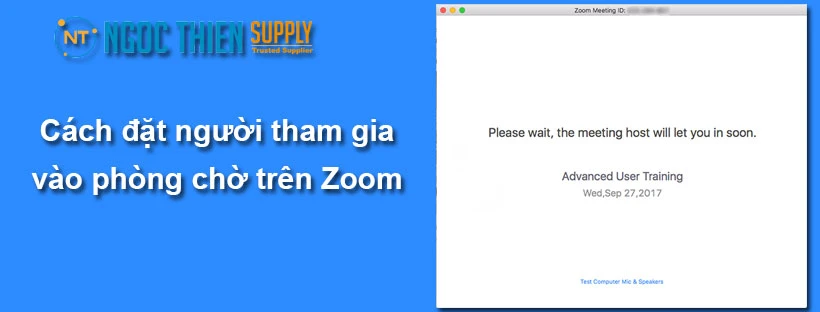 Cách đặt người tham gia vào phòng chờ trên Zoom