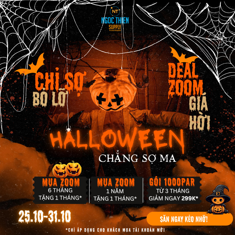 Săn Deal Halloween: Mua Zoom giá rẻ với nhiều ưu đãi