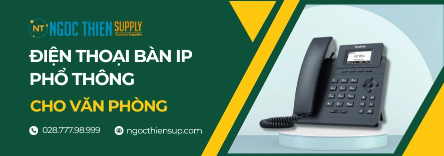 Top 10 điện thoại bàn IP phổ thông giá tốt cho văn phòng | Chính hãng, giá rẻ