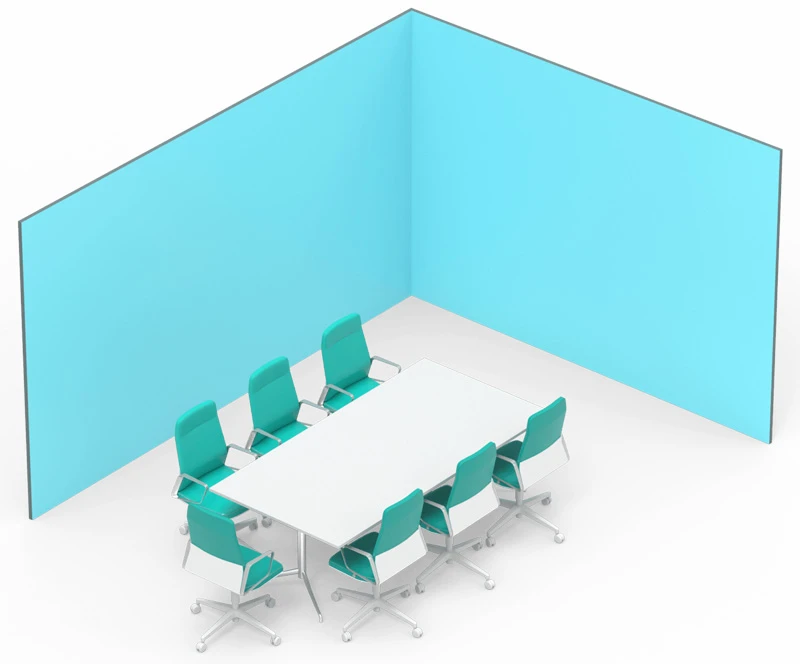 Diện tích phòng họp trực tuyến