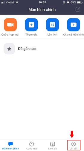 Cách đổi ảnh đại diện Zoom trên điện thoạ