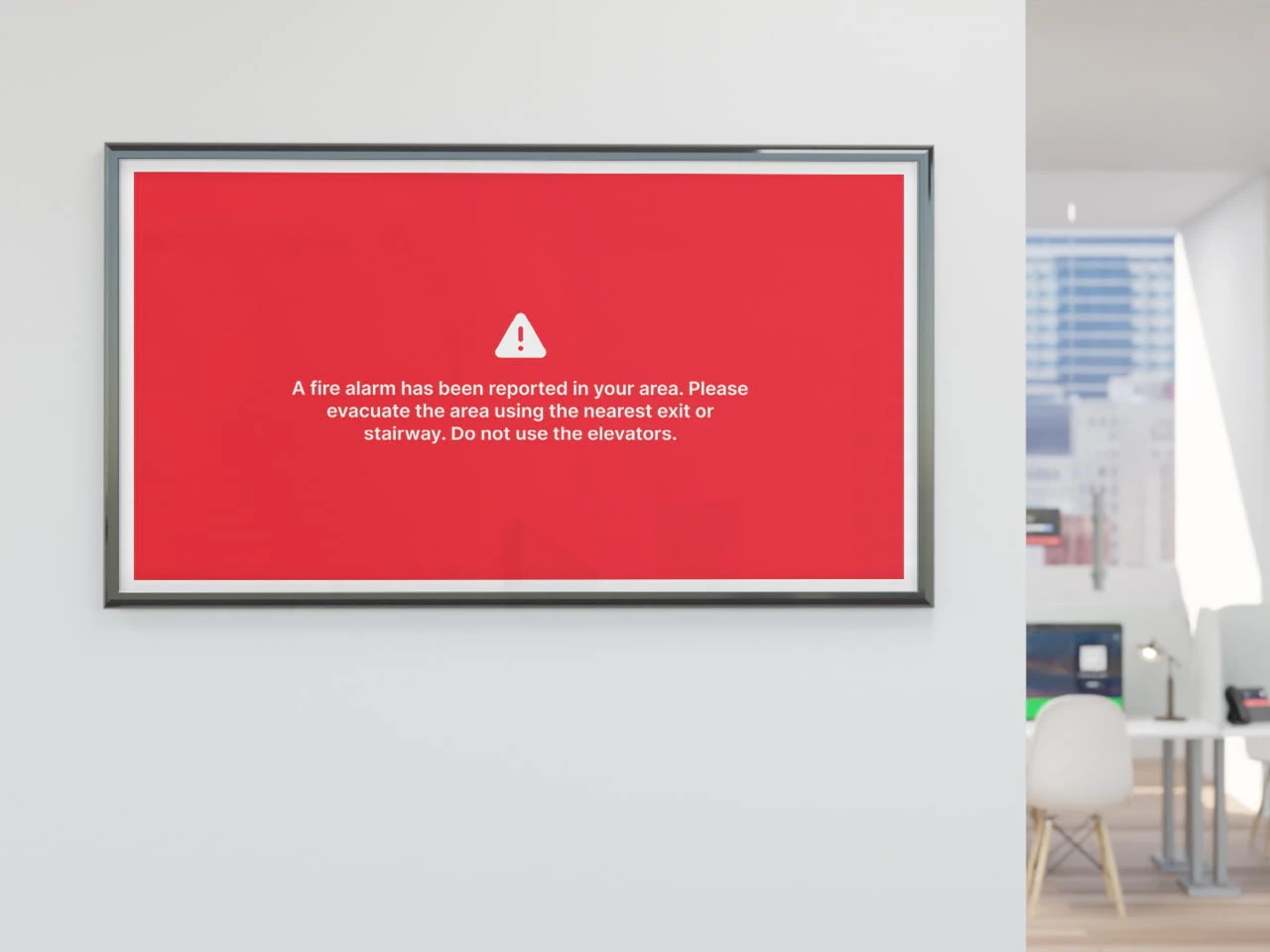  Bảng điện tử cảnh báo cho E911