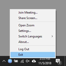 Cách thu nhỏ màn hình Zoom trên máy tín