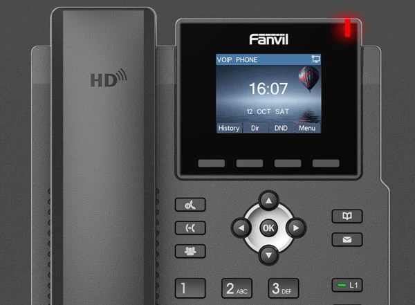 Đánh giá điện thoại IP Fanvil X3S:  Về màn hình