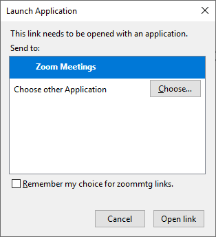Cách khởi chạy cuộc họp Zoom trên Mozilla Firefox