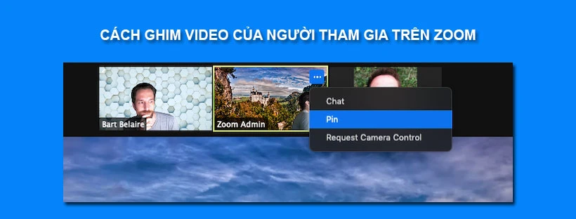 Cách ghim video của người tham gia trên Zoom
