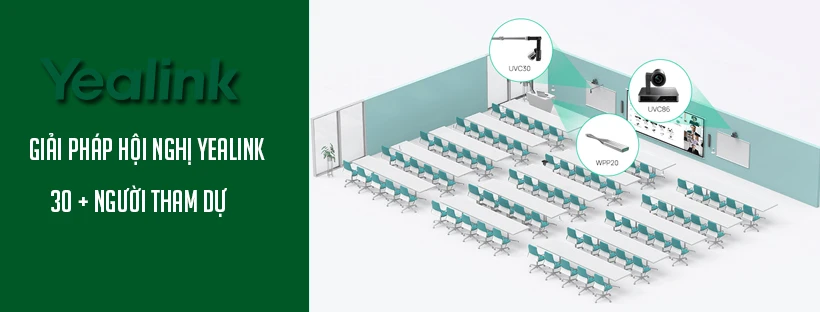 Giải pháp hội nghị Yealink đối với các lớp Hybrid