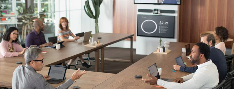 Giải pháp họp trực tuyến Logitech cho phòng họp trung bình 10 - 20 người