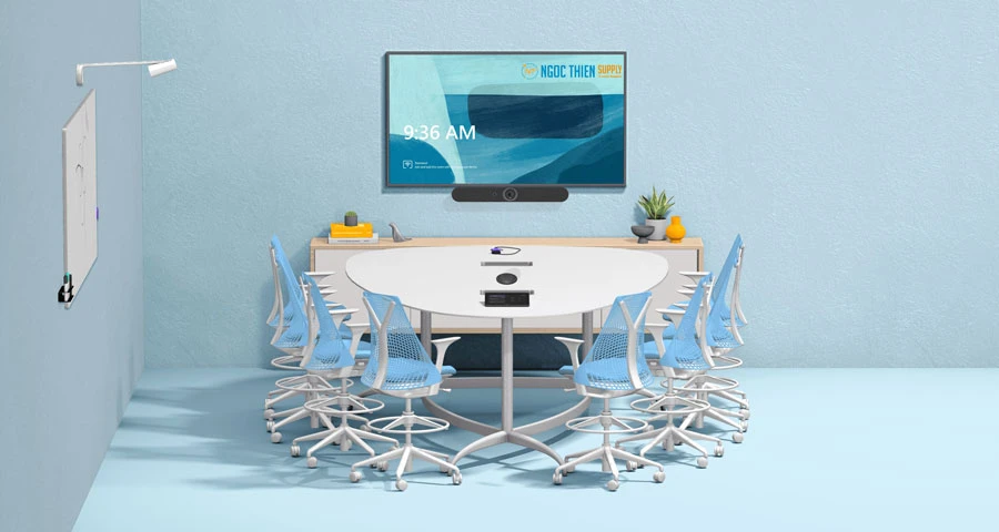 Mô hình giải pháp Logitech cho phòng họp 8 người