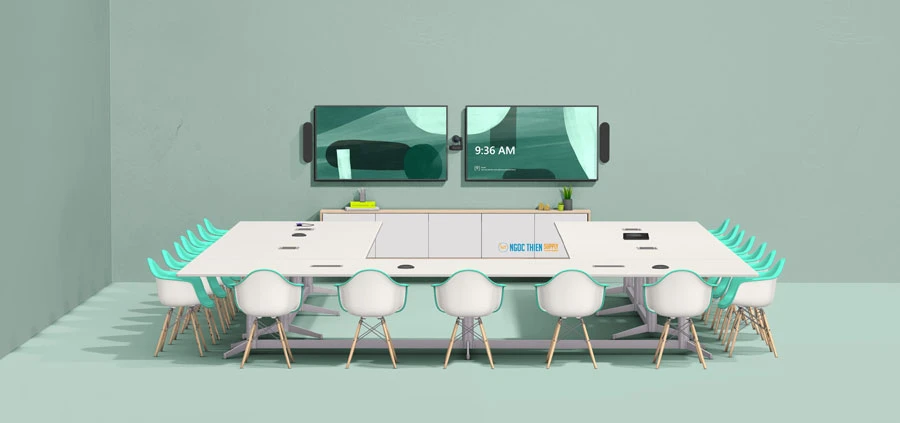 Giải pháp Logitech cho lớp học trực tuyến lên đến 46 người tương thích với MS Team