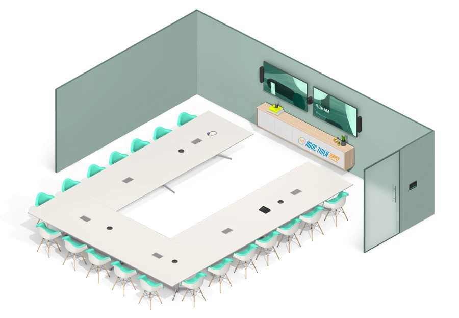 Giải pháp Logitech cho lớp học trực tuyến lên đến 46 người tương thích với MS Team