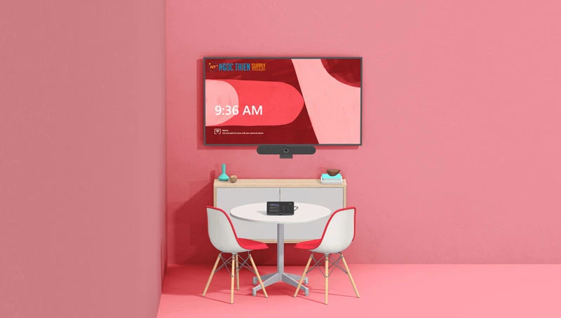 Mô hình giải pháp Logitech cho phòng họp 2 người