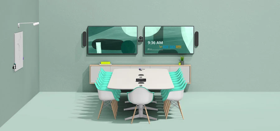 Mô hình giải pháp Logitech cho phòng họp 46 người