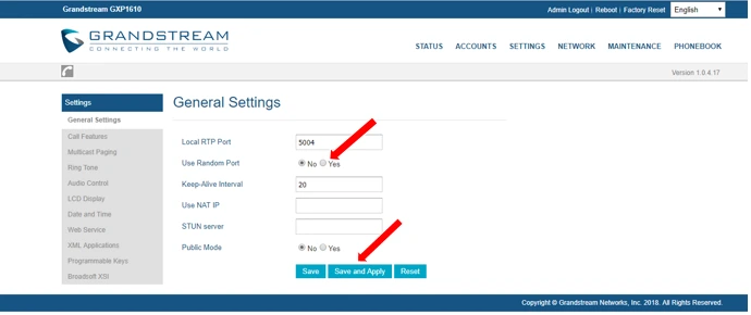 Bước 3: Cấu hình