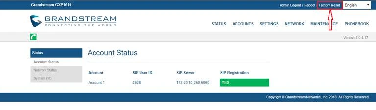 Muốn Reset quay về trang thái mặc định ta chọn như hình dưới: