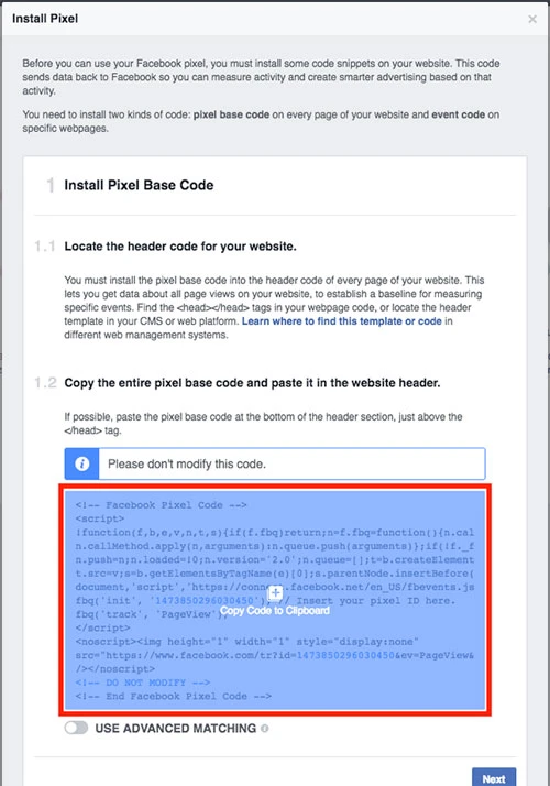 Thêm Facebook Pixel vào Đăng ký hội thảo trên web của bạn