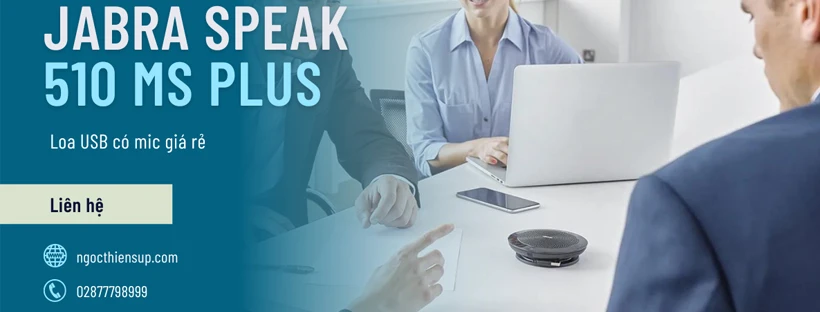 Jabra Speak 510 MS Plus - Loa USB có mic giá rẻ