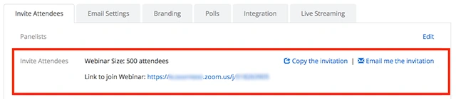 Mời người dự thính và người tham gia chính