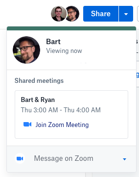 Cách tham gia cuộc họp Zoom từ Dropbox