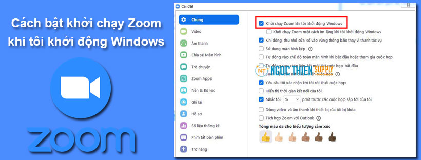 Cách bật khởi chạy Zoom khi tôi khởi động Windows