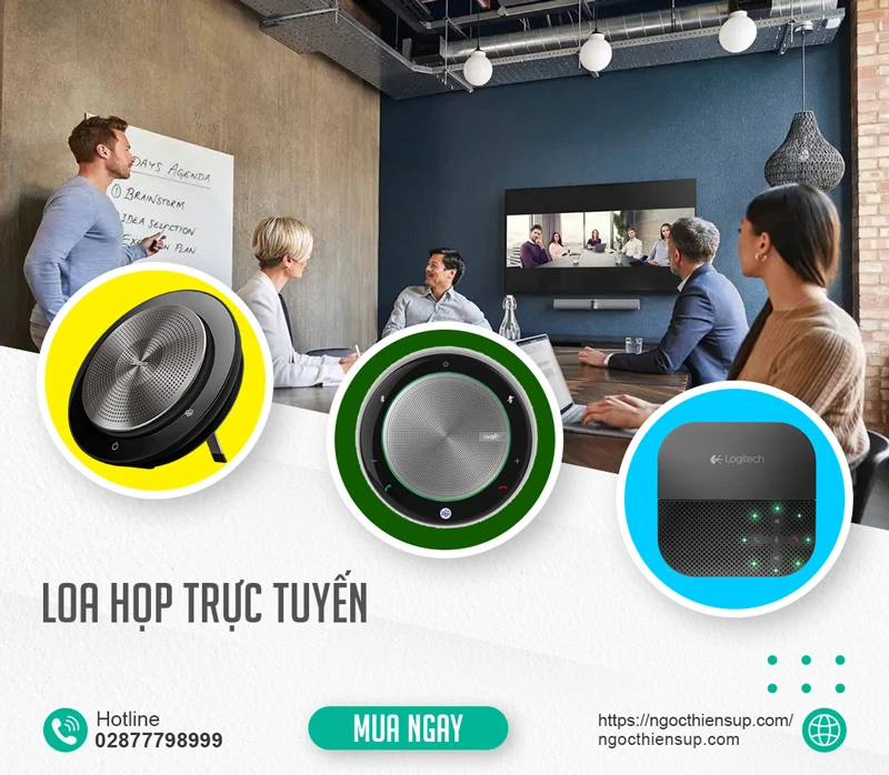 Chất lượng âm thanh của loa phòng họp trực tuyến