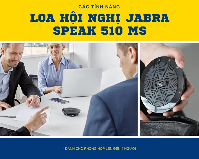 Đánh giá loa hội nghị Jabra Speak 510 MS: Tính năng
