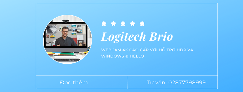 Đánh giá chi tiết Logitech Brio: Webcam 4k cao cấp