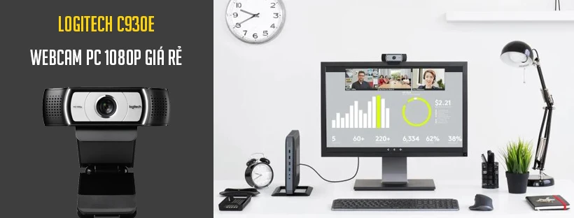 Logitech C930e - Webcam PC 1080p giá rẻ