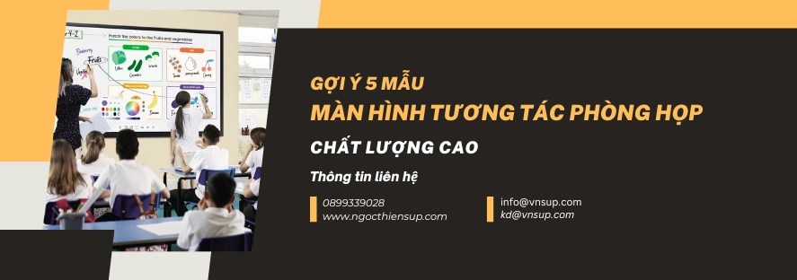 Gợi ý 5 mẫu màn hình tương tác phòng họp chất lượng cao