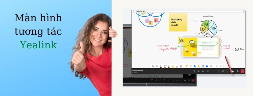 Cung cấp màn hình tương tác Yealink cho doanh nghiệp
