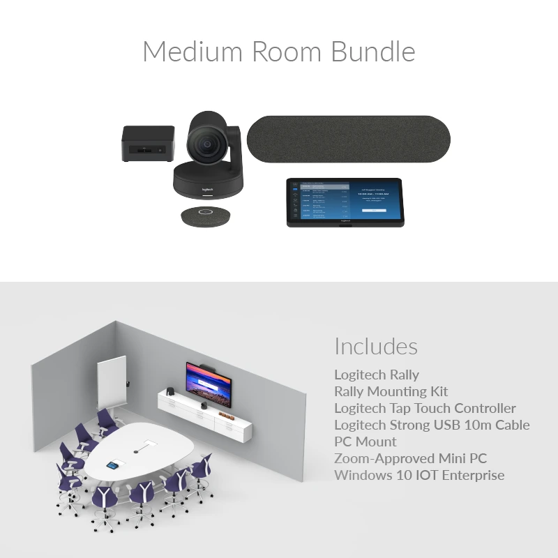 Trọn bộ thiết bị họp trực tuyến cho phòng họp 7-12 người