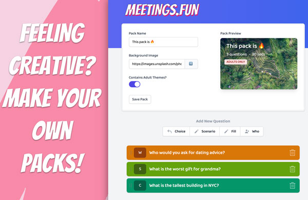 meetings.fun - party, trivia, games