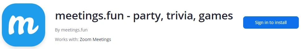 meetings.fun - party, trivia, game