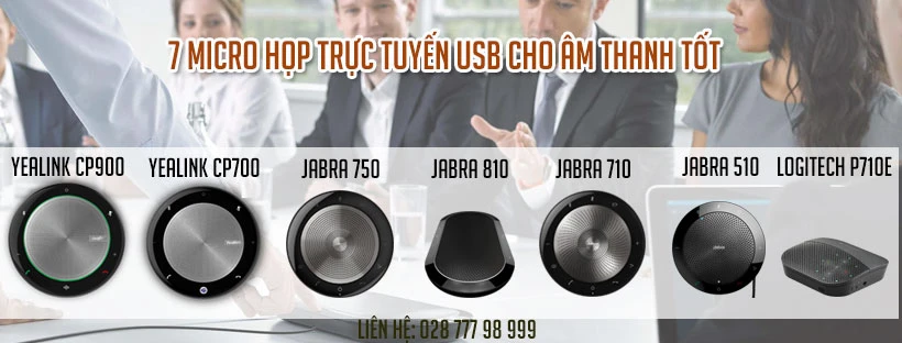 7 micro họp trực tuyến usb cho âm thanh tốt