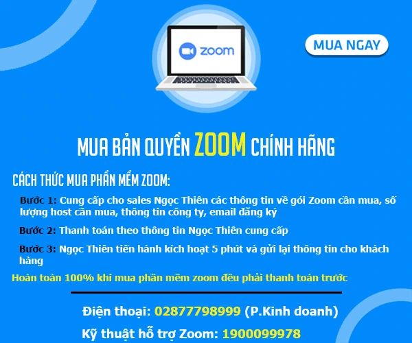 Hướng dẫn cách mua zoom
