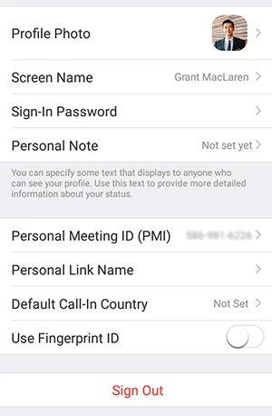 Nhấn Sign Out [Đăng xuất], sau đó nhấn Yes [Có] để xác nhận