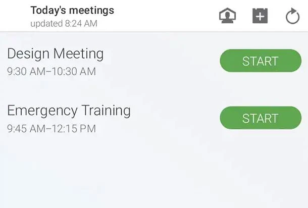 Xem các cuộc họp từ Tiện ích cuộc họp Webex