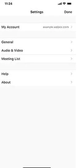 Cách sử dụng Webex Meeting trên điện thoại