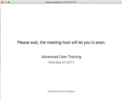Đang giữ một danh sách tham luận trong hội thảo trên webinar